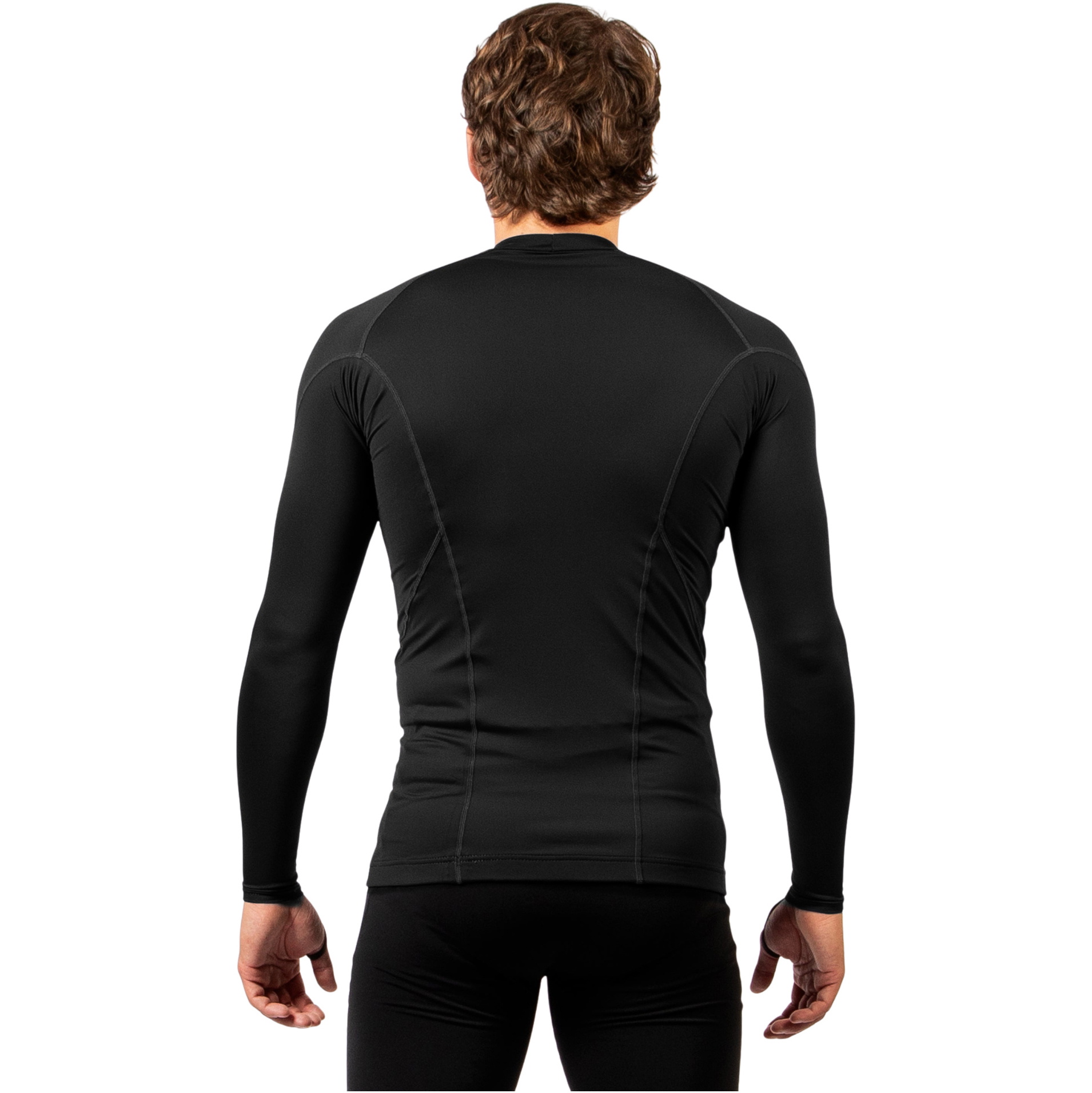 2026 Gul Heren UV-bescherming Lycra Vest Met Lange Mouwen RG0339-BKBK - Black